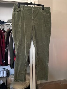 2/$30 Green Corduroy Jeggings